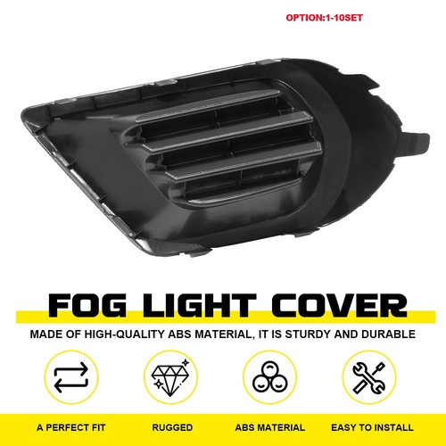 Front Fog Light Cover Passenger Side Textured For 2014-16 Subaru Forester 1-10X