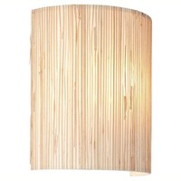 Brilliant Wimea Wandspot Natur – Seegras, E27, 23 × 26 Cm