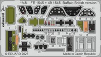 MW22 Eduard FE1545 Buffalo British Version 1/48 Zoom Set For Tamiya