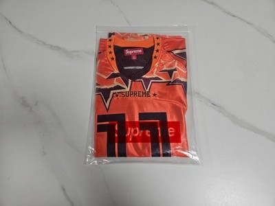Supreme Stars Football Jersey Orange - 25SS M-size | eBay
