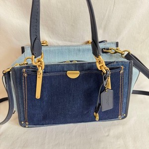 バッグ COACH Dreamer Color Block Denim Handbag Coach Denim Dreamer for sale | eBay