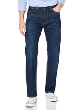 Levi's Men's 505 Mid Rise Regular Fit Straight Leg Full Fit Jeans