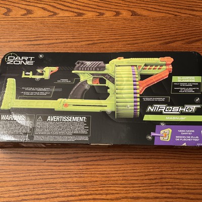 New DART ZONE MAGNUM X2 SUPERDRUM DART BLASTER Nerf Style Darts