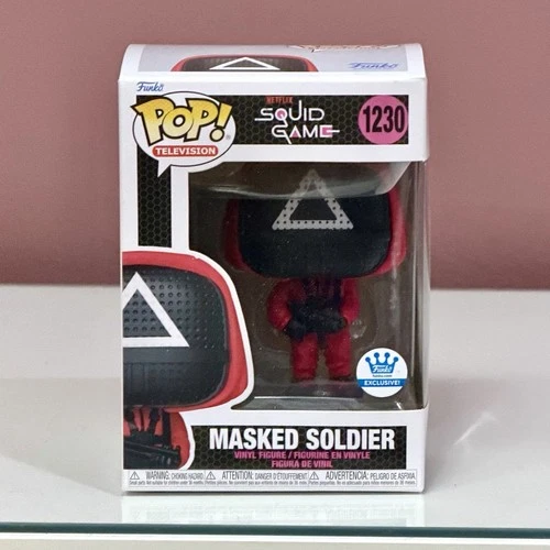 Funko Pop Masked Soldier #1230 Squid Game Funko Exclusive Triangle Mask