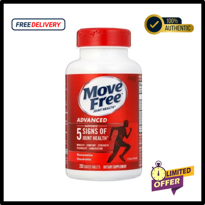 Move Free Advanced Joint Health Supplement ~ 200 Tablets ~ EXP 2027 !!!