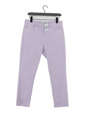 J. Jill Women's Jeans UK 14 Purple Cotton with Rayon, Polyester, Spandex Skinny