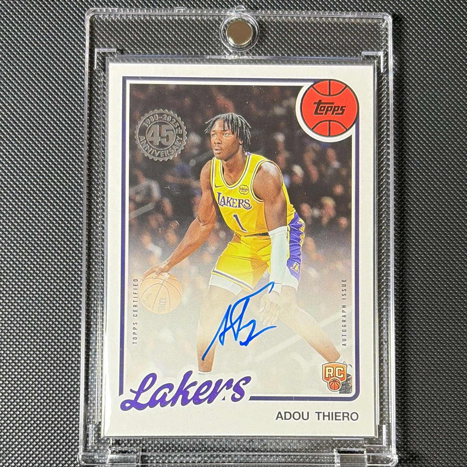 2025 Topps Adou Thiero RC On-Card Auto #80B2R-AT 🔥