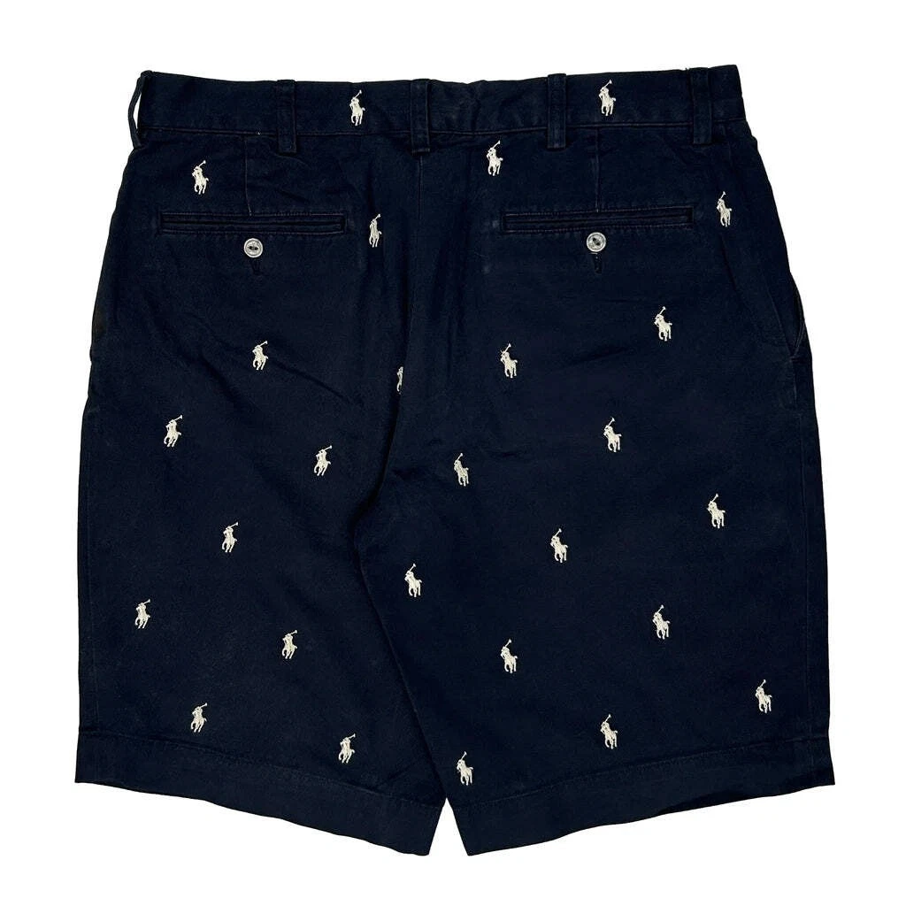 Polo By Ralph Lauren All Over Pony Chino Shorts - 33W 9L Navy Cotton
Opens in a new window or tab