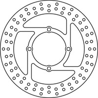 TRW Bremsscheibe (FüR: Suzuki GSX 750 F GR78A 89-97 Hinten )