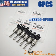 Genuine 6x Fuel Injectors Set 23250-0P090 For 2016-20 Toyota Tacoma Highlander