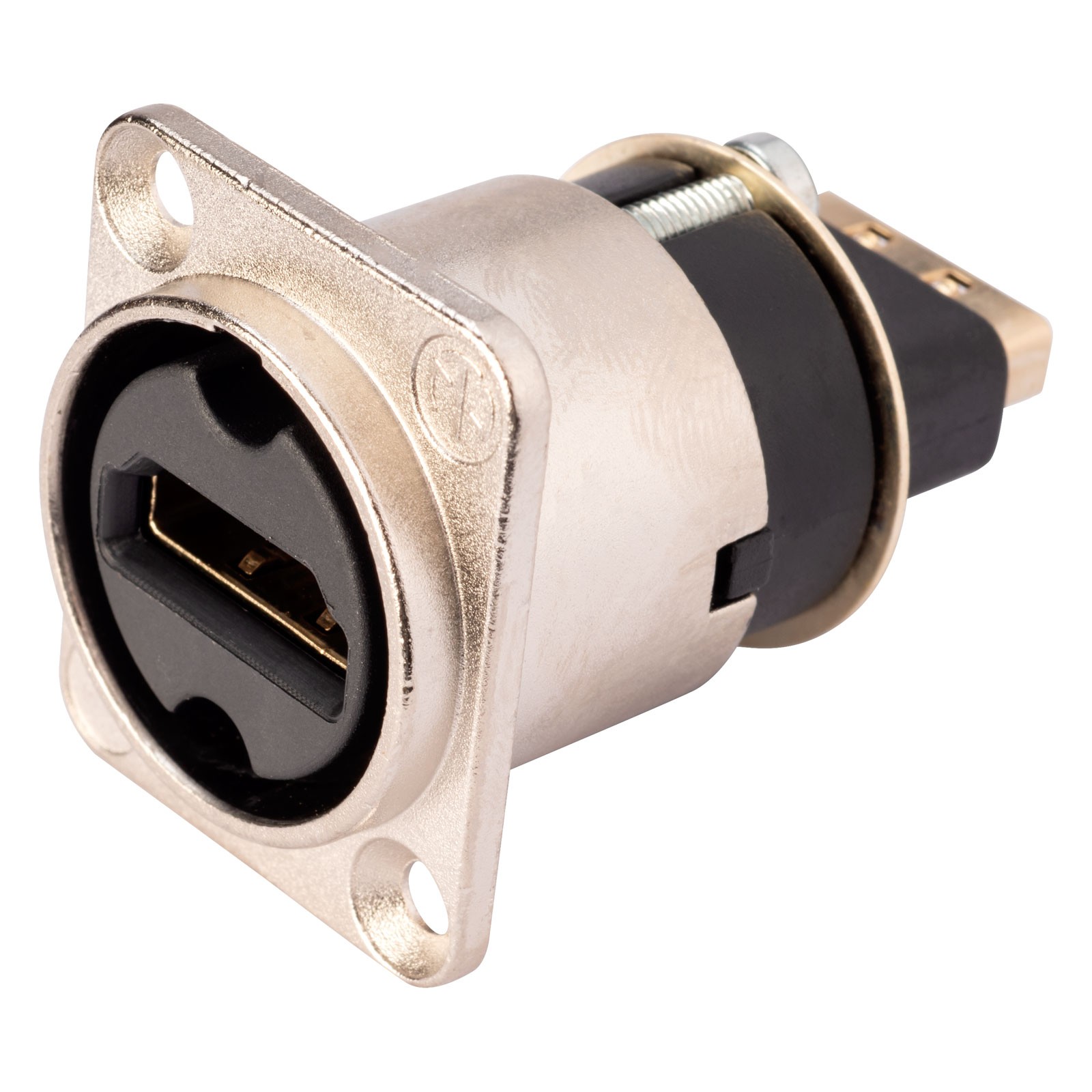 Neutrik HDMI Feedthrough Adaptor D Shape Housing