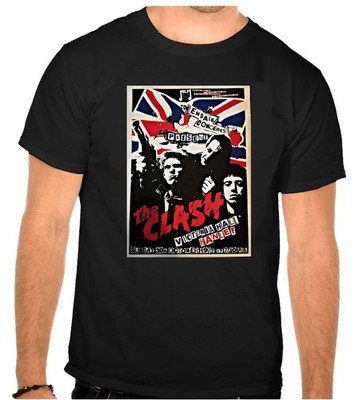 The Clash Rock Music Logo schwarz T-Shirt -1265