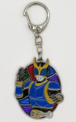 Kamen Rider Kuuga Stained Glass Metal Keychain Rising Dragon
