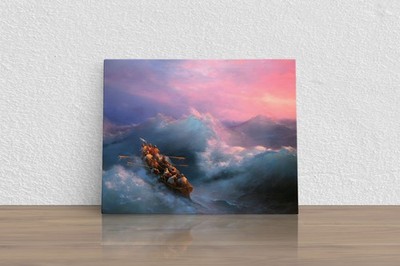 Ivan Aivazovsky''Shipwreck 1884'' Canvas Print Wall Art Home Decor
