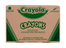 Crayola Crayon Classpack, Teacher Classroom Must Haves, 16 Colors 800 Ct