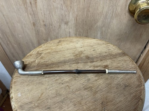 Vintage Japanese Kiseru Smoking Pipe Antique Used Smoked VTG Tobacco See Brown - Picture 1 of 19