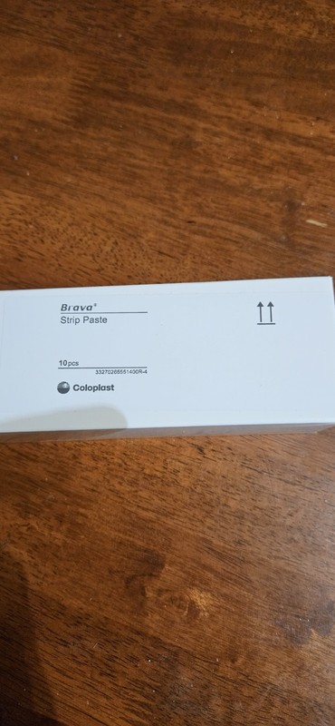 Coloplast Brava Strip Stoma Paste 26555 Ostomy Care Strips 10 pcs