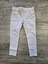 Wonder Nation Girls Beige Jegging Pants Size 5 Cotton Blend Stretch