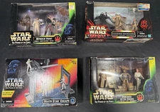 Star Wars The Power of the Force Lot Of 4 Tatooine Showdown Purchase Droids