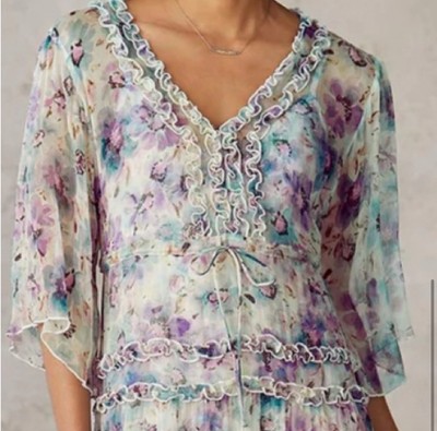 johnny was mimi maxi dress Johnny Was Glinda Silk Maxi Dress. Several Sizes. New With Tags