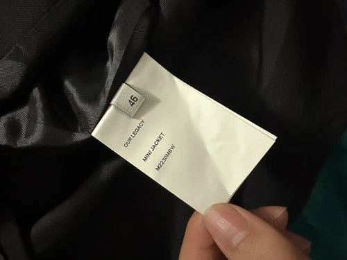 Our Legacy Black Wool Mini Jacket Size 46 image 6