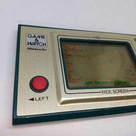 Nintendo GAME and WATCH FIRE Widescreen Boxed with Manual Japan