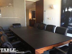 Opal Leather Custom Dining Table Pads, Leather Conference Table Pads