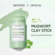 SKINTIFIC Mugwort Acne Clay Mask Stick (reduces redness, inflammation, pore) 40g