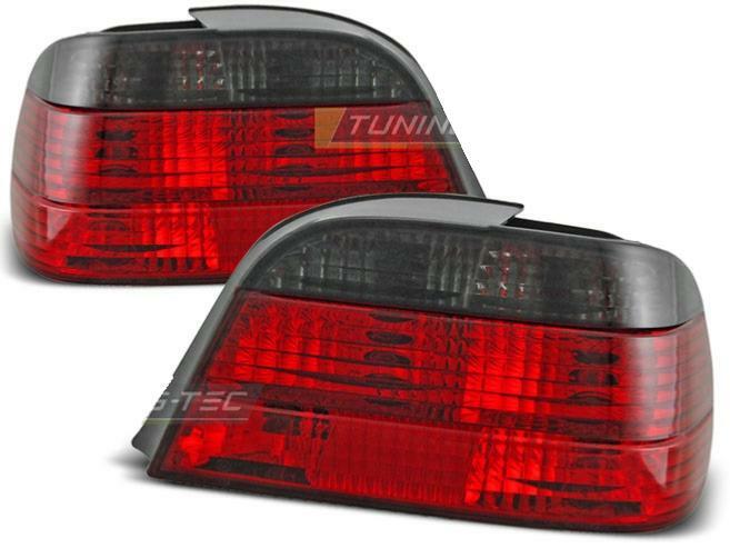 Feux arriere BMW E38 serie 7 de qualite premium finition rouge fume resistant aux UV