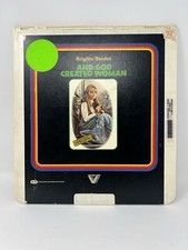 And God Created Woman RCA SelectaVision CED VideoDisc Brigitte Bardot Vestron