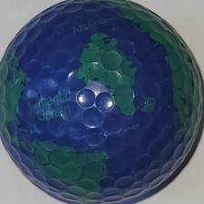 Titan World Map Blue Logo Used Golf Ball K-16-3 - 1ct one ball 