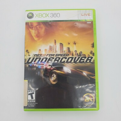 #ad Need For Speed Undercover Microsoft Xbox 360 NO MANUAL Free Fast Shipping $9.99