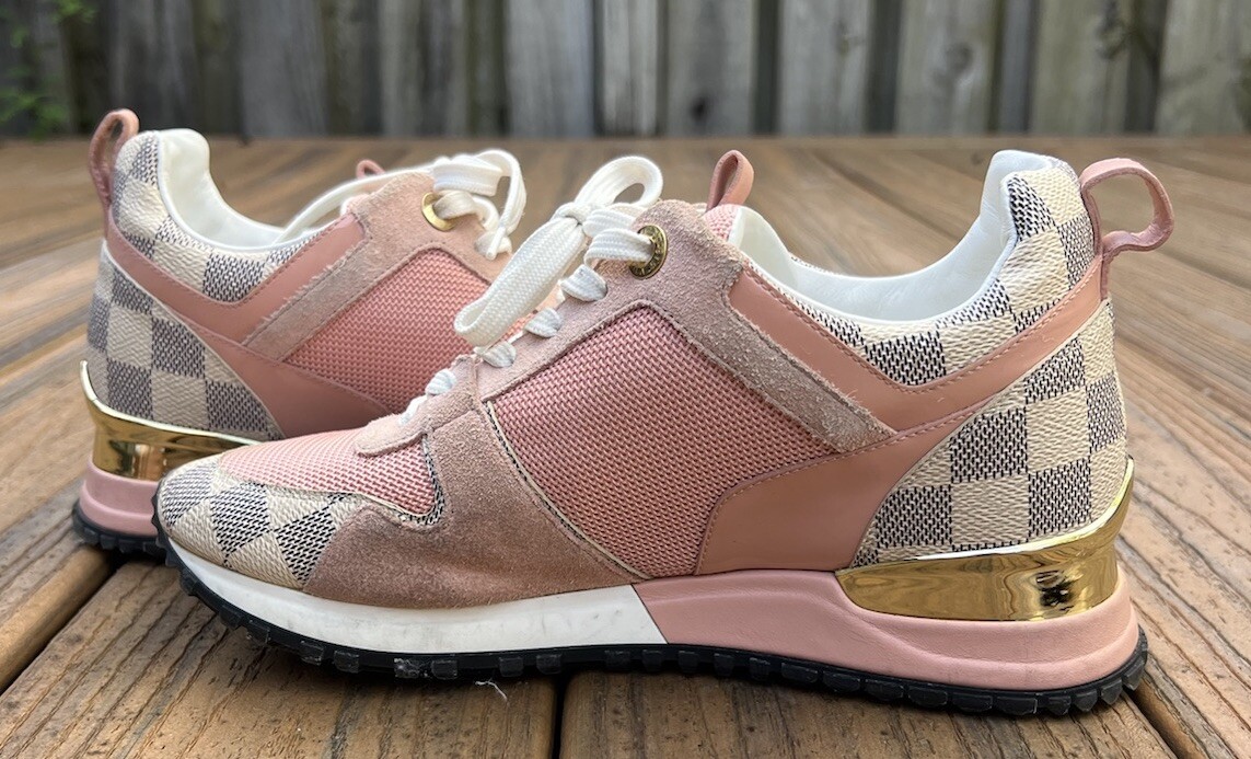 G*G様 Louis Vuitton ランアウェイ　ラインスニーカー　ピンク レ LOUIS VUITTON/ Damier Azur Runaway Line Sneakers Pink Size - 36 | eBay