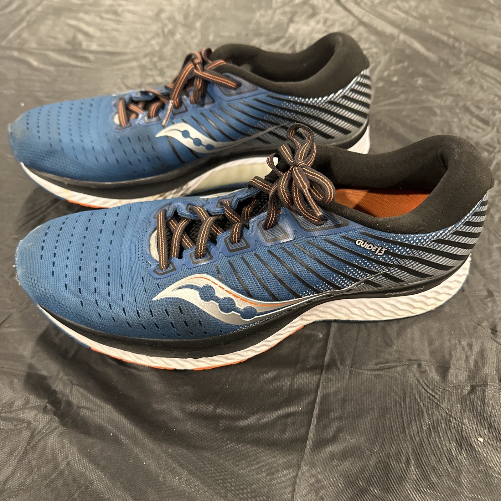 SAOLA Scarpe da corsa blu Saucony Guide 13 S20548 25 taglia 10. Eccellente