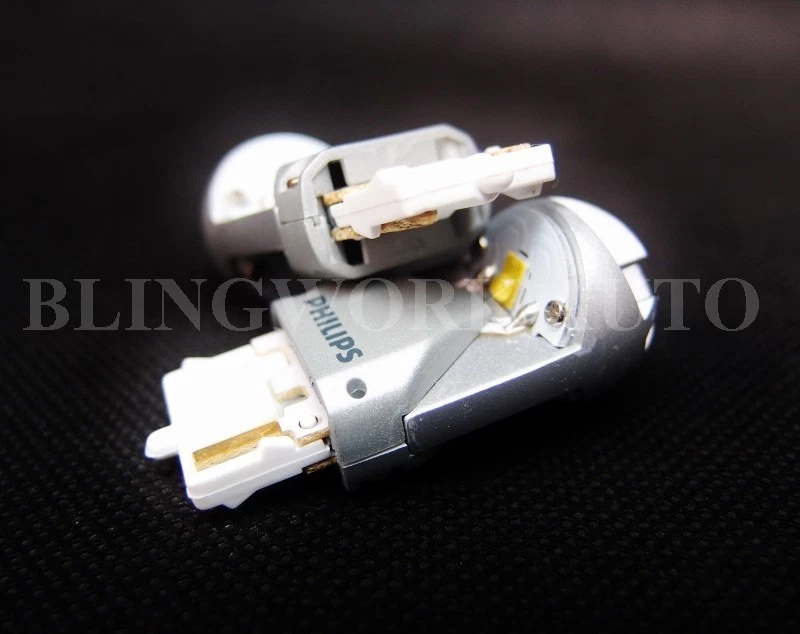 (PAIR) PHILIPS T20 7440 W21W X-treme Ultinon LED 6000k White Reverse Light - Image 3 of 4