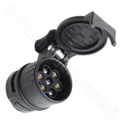 13 / 7 poliger Kurzadapter Miniadapter Anhängeradapter für Pkw Anhänger