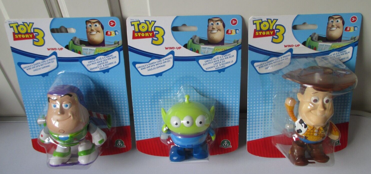 Vintage Toy Story 3 Buzz Wind Up Alien Toy Woody Original Toy
