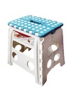 Home Folding Step Stool Plastic 264lbs Capacity, 8.5"/10.5"/12"