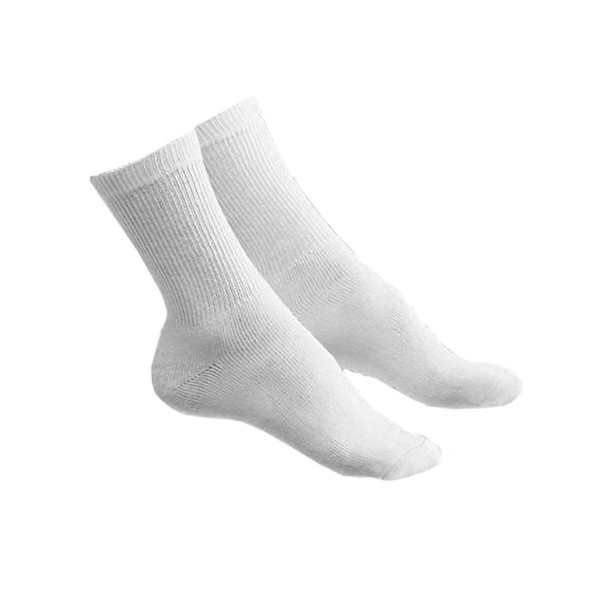 Hanes Women's Athletic Crew Socks Size ComfortSoft 6 Pairs White