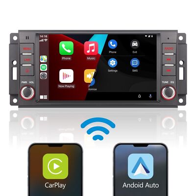 Autoradio Für Jeep Wrangler Dodge Chrysler CarPlay Android Auto Hohe Leistung BT