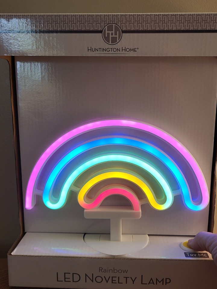 Rainbow LED Novelty Lamp eBay