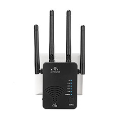 WiFi Range Extender 1200Mbps Signal Booster Repeater with Ethernet...
