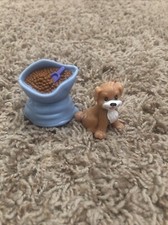 Fisher-Price Loving Family DREAM Doll house Pet Dog Puppy Food Toy Lot Figurine