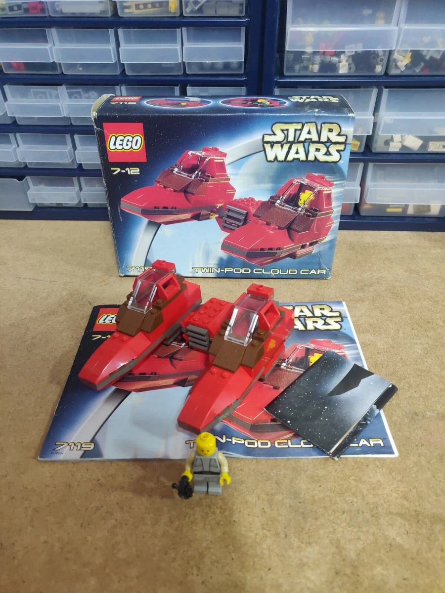 Lego Star Wars Twin Pod Cloud Car 7119 complete with box and