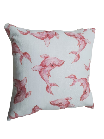 Sewing Down South Water life Collection 20 x 20 Throw Pillow Solo