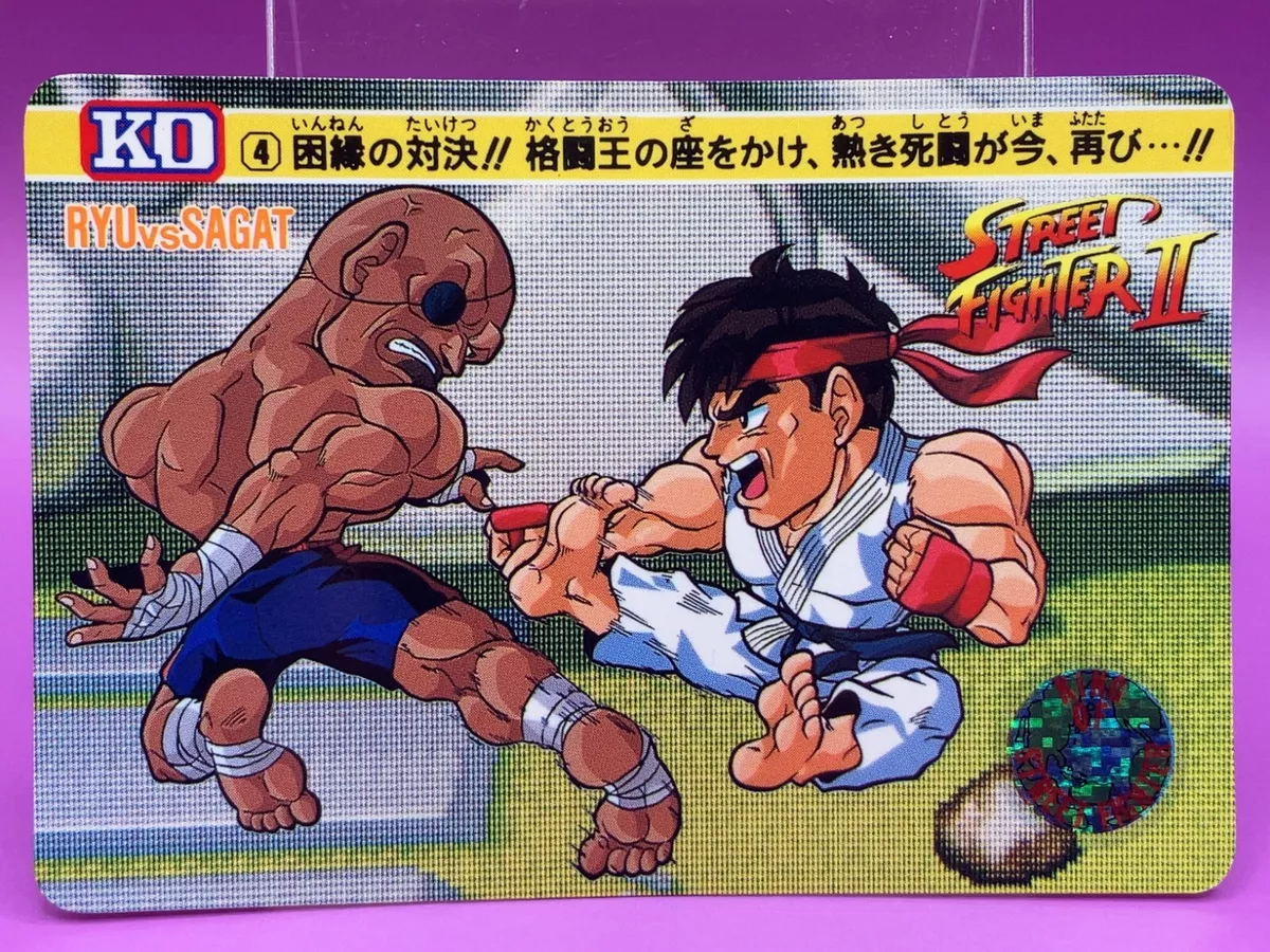 Ryu Street Fighter 2 TCG Carddass Super Famicom Video Game Card Japanese JP  4