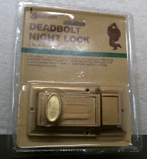 Belwith Deadbolt Night Latch Brass 1110 5 Pin, FREE SHIPPING 