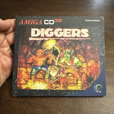 Diggers - Commodore Amiga Cd 32 - Complete W Reg Card - Tested - Authentic