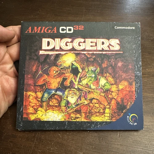 Diggers - Commodore Amiga Cd 32 - Complete W Reg Card - Tested - Authentic