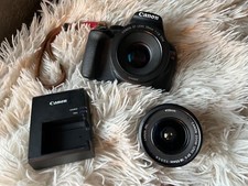 Canon EOS Digital Rebel T5 DSLR Bundle with EOS 18-55mm lens  EOS 50mm lens